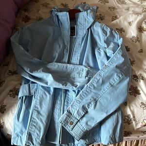 Light Blue Rain Jacket